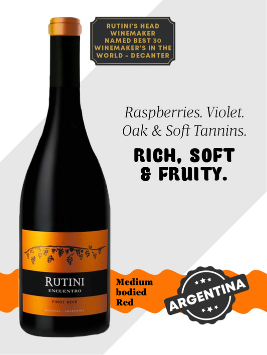 Rutini Encuentro 黑皮诺红葡萄酒