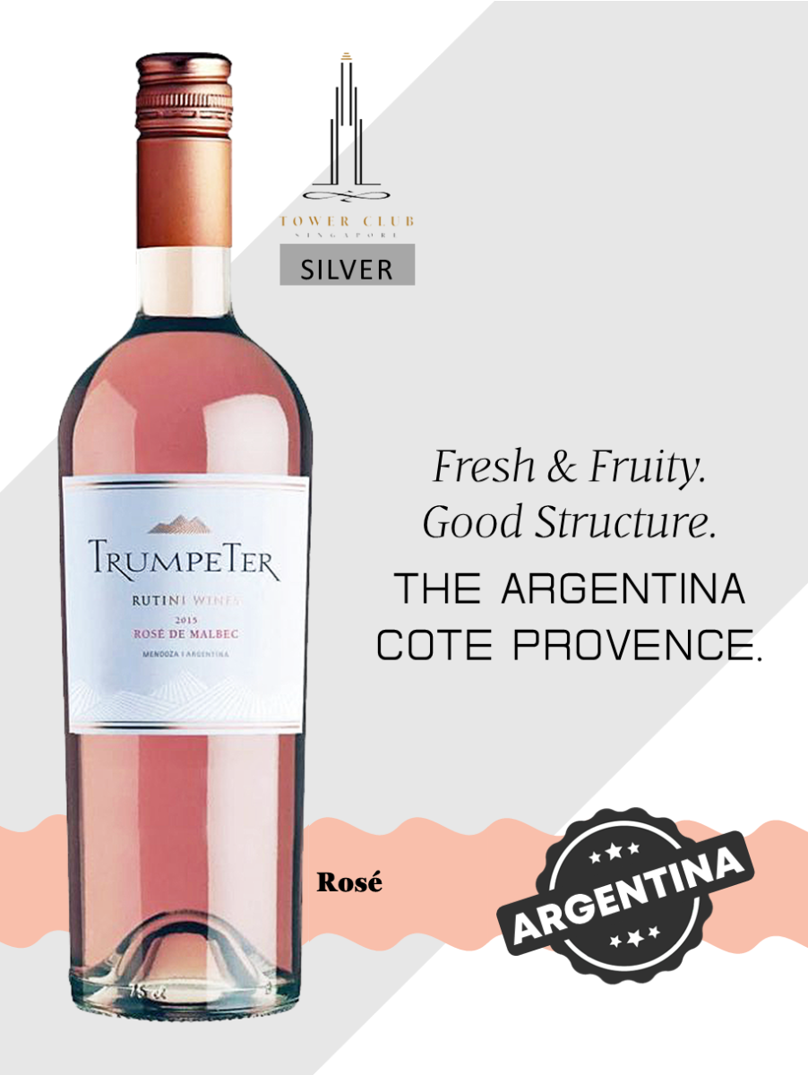 Rutini Trumpeter Malbec Rose
