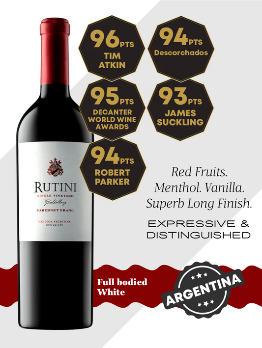 Rutini Single Vineyard 品丽珠红葡萄酒
