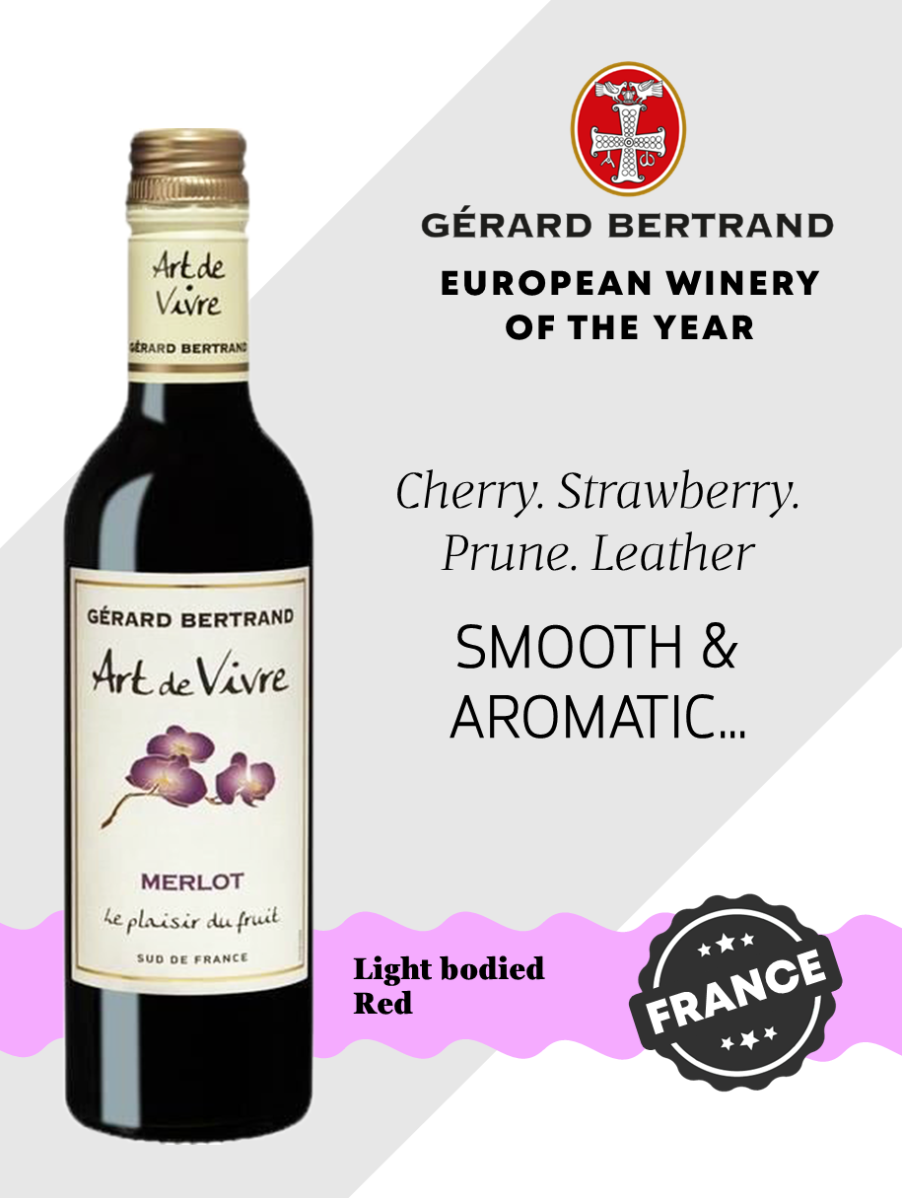 Gerard Bertrand Art de Vivre – Merlot (375ml)