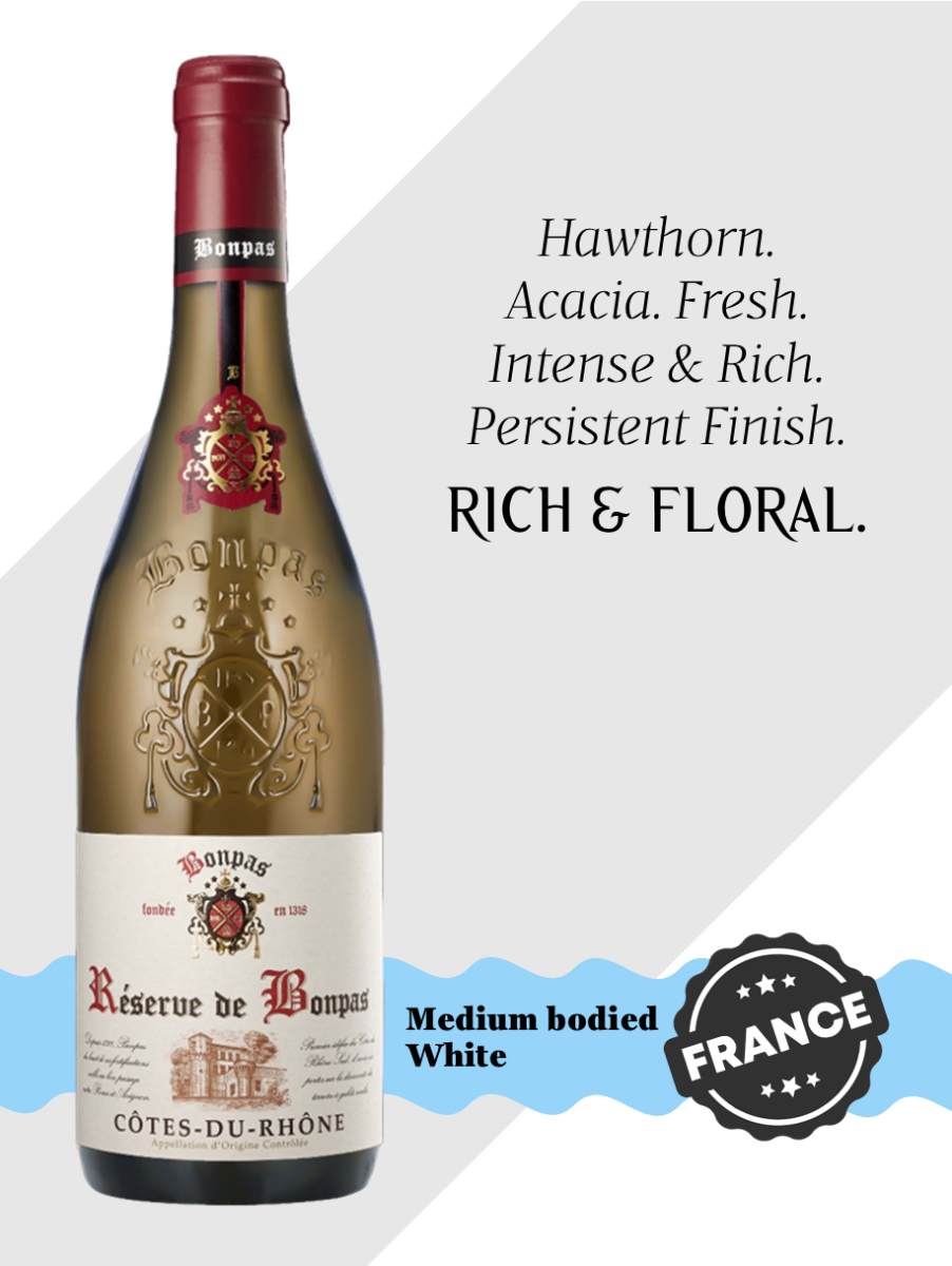 Reserve de Bonpas Côtes du Rhone Blanc