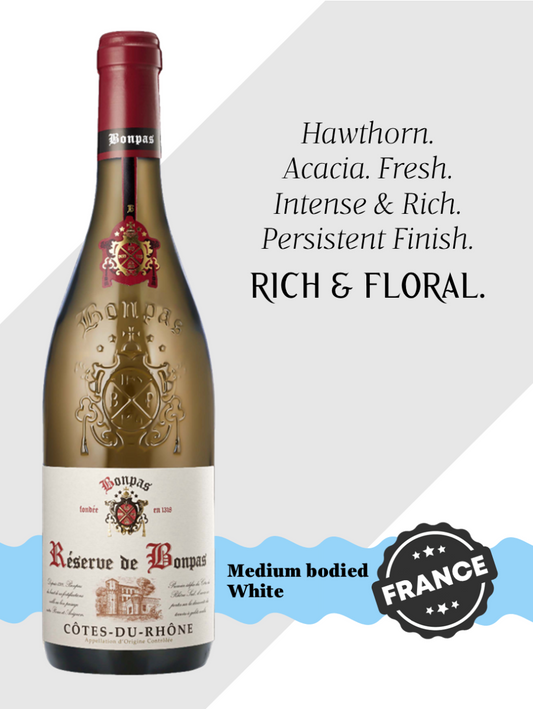 Réserve de Bonpas Côtes du Rhône Blanc 白葡萄酒