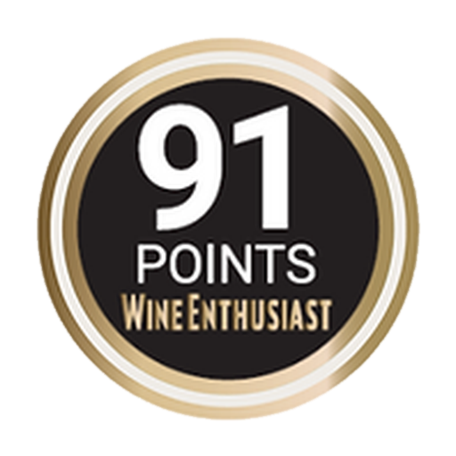 91 Points Wine Enthusiast