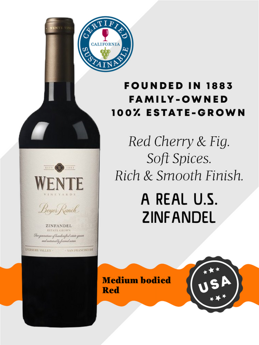 Wente Beyer Ranch 仙粉黛红葡萄酒