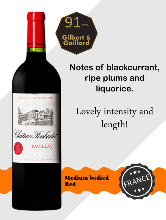 Château Fonbadet Pauillac AOC 红葡萄酒