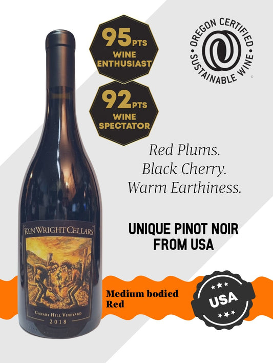 Ken Wright Cellars Canary Hill 黑皮诺红葡萄酒