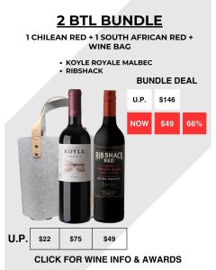 2 Btl Bun - Koyle Royale Malbec + Rib Shack