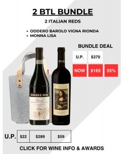 2 Btl Bun - Oddero Barolo Vigna Rionda + Monna Lisa