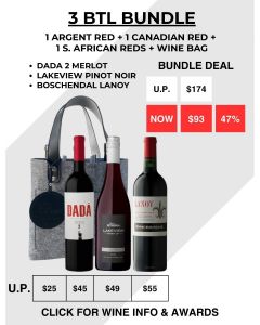 3 Btl Bun - Dada 2 + Lakeview Pinot Noir + Boschendal Lanoy